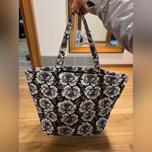 nwot vera bradley large tote bag